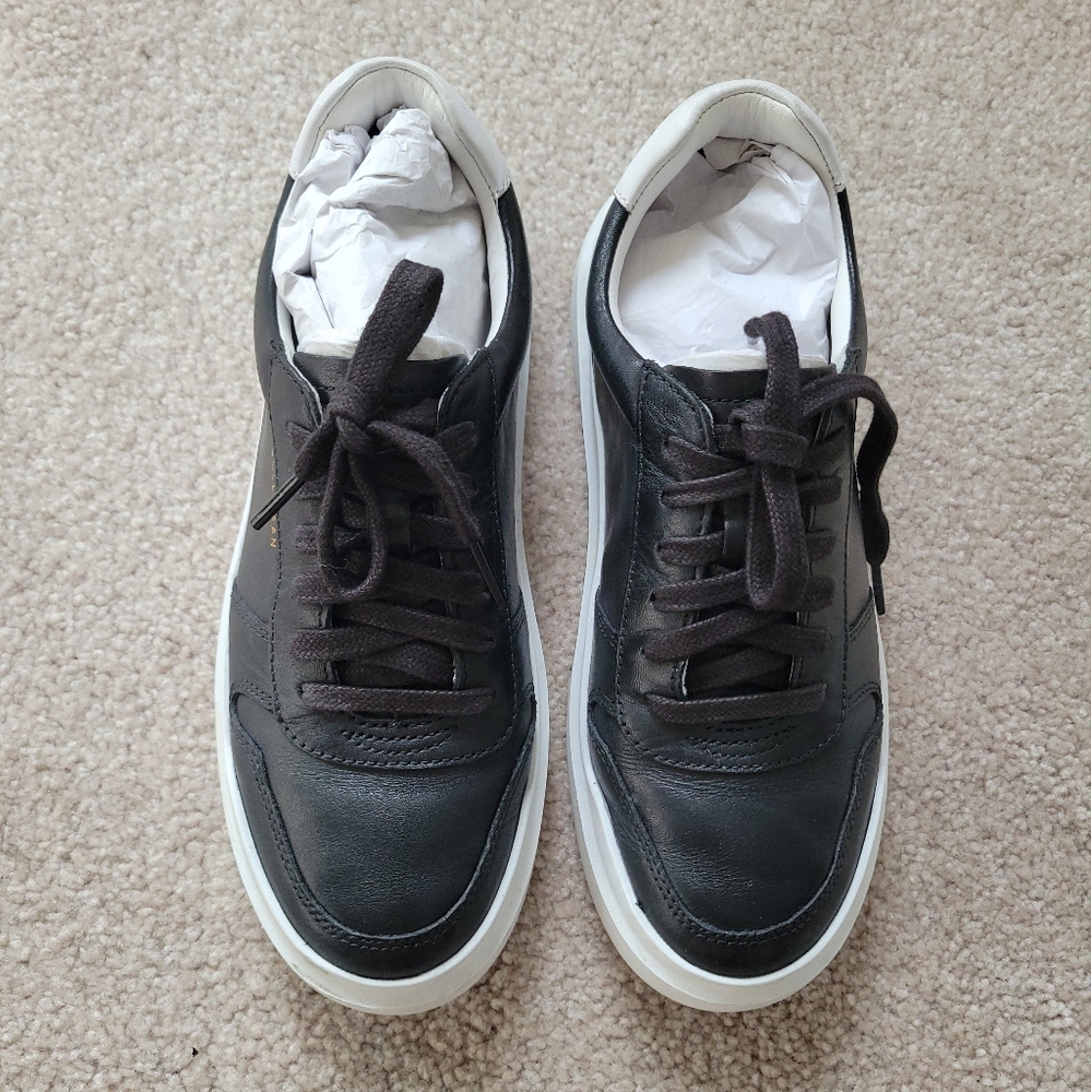 Black/Optic White Cole Haan Grandpro Women's Rally Court Sneaker Size 6